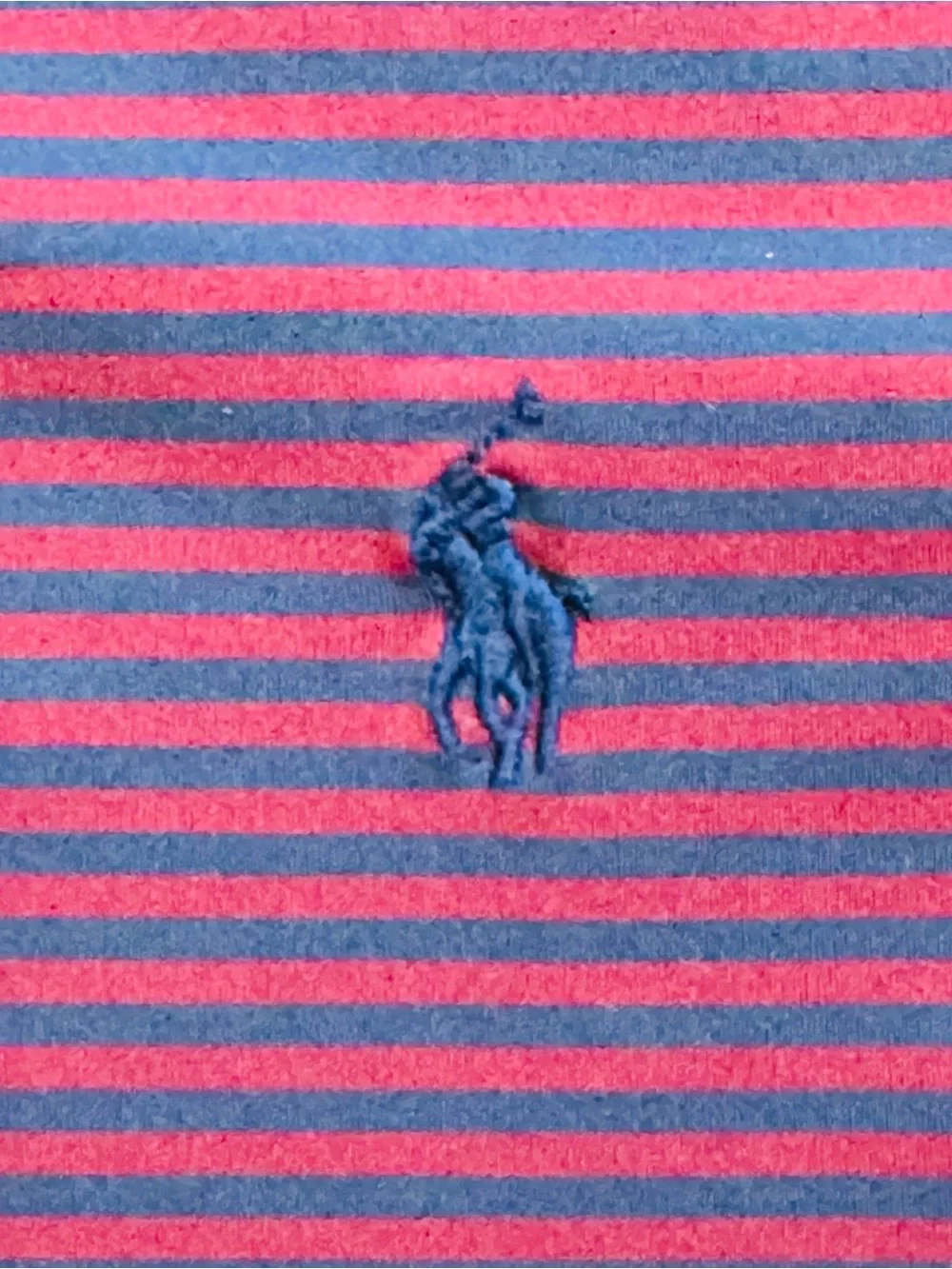 Polo Ralph Lauren Performance Golf Polo Shirt Mens XL Burgundy Navy Stripe